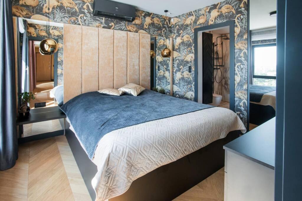 Ferienwohnung Luksusowy Penthouse Z Jacuzzi I Widokiem Na Morze Gdynia Exterior foto